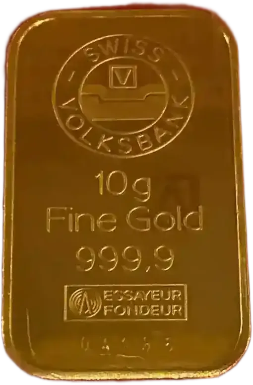 Lingot d’or suisse 10g 999,9